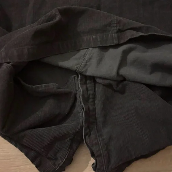 Bricks & Wood Heavy Corduroy Black Button Up South Central Streetwear M - Picture 8 of 8